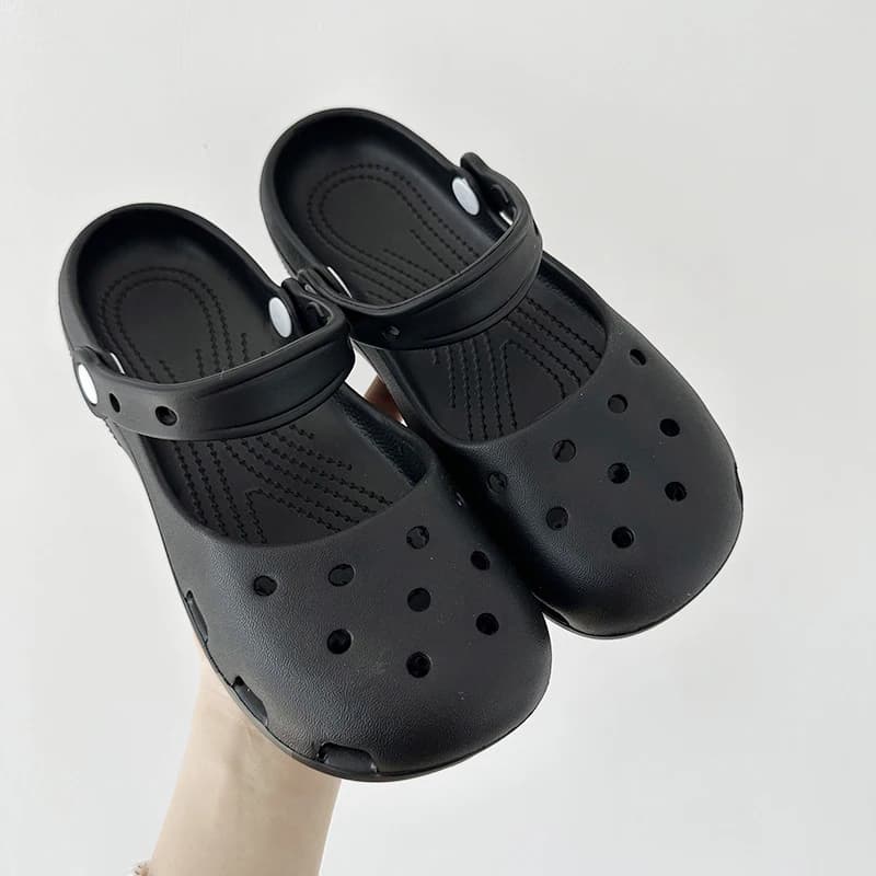 Zoccoli Estivi da Donna, Ciabatte di Lusso Firmate Mary Jane, Scarpe da Balletto alla Moda, Sandali per Ragazze, Ciabatte Eva per Interni ed Esterni, Morbide e Antiscivolo