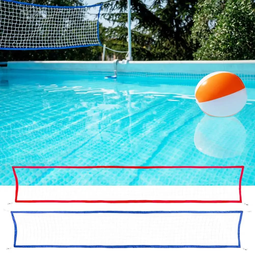Pool Volleyball Net Replacement, Portable Volleyball Net For Pool, Outdoor Backyard Pool Net For Adult Water Games And Parties