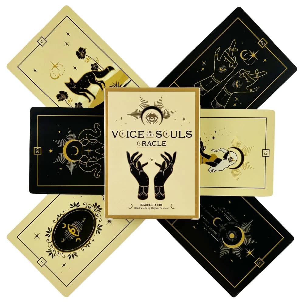 Voice Souls Carte Oracle Un mazzo da 42 Tarocchi Visioni inglesi Edizione divinazione Borad Giocando a giochi