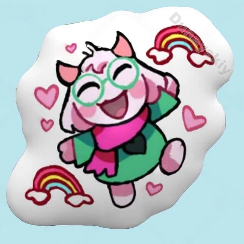 Deltarune Kris Susie Ralsei Shaped Pillow Plush Cushion Jevil Lancer Noelle Soft Short Plush PP Cotton Filling Plush Halloween