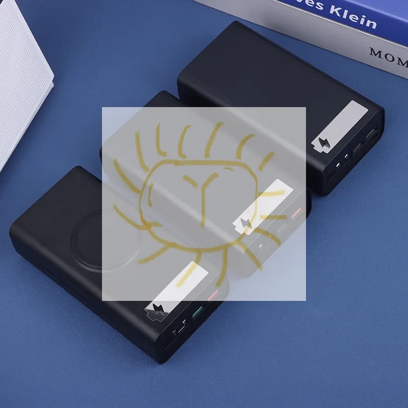 T12 Quick Charge QC3.0 DIY Contenitore Portatile per 12 Batterie 18650 con Display LCD