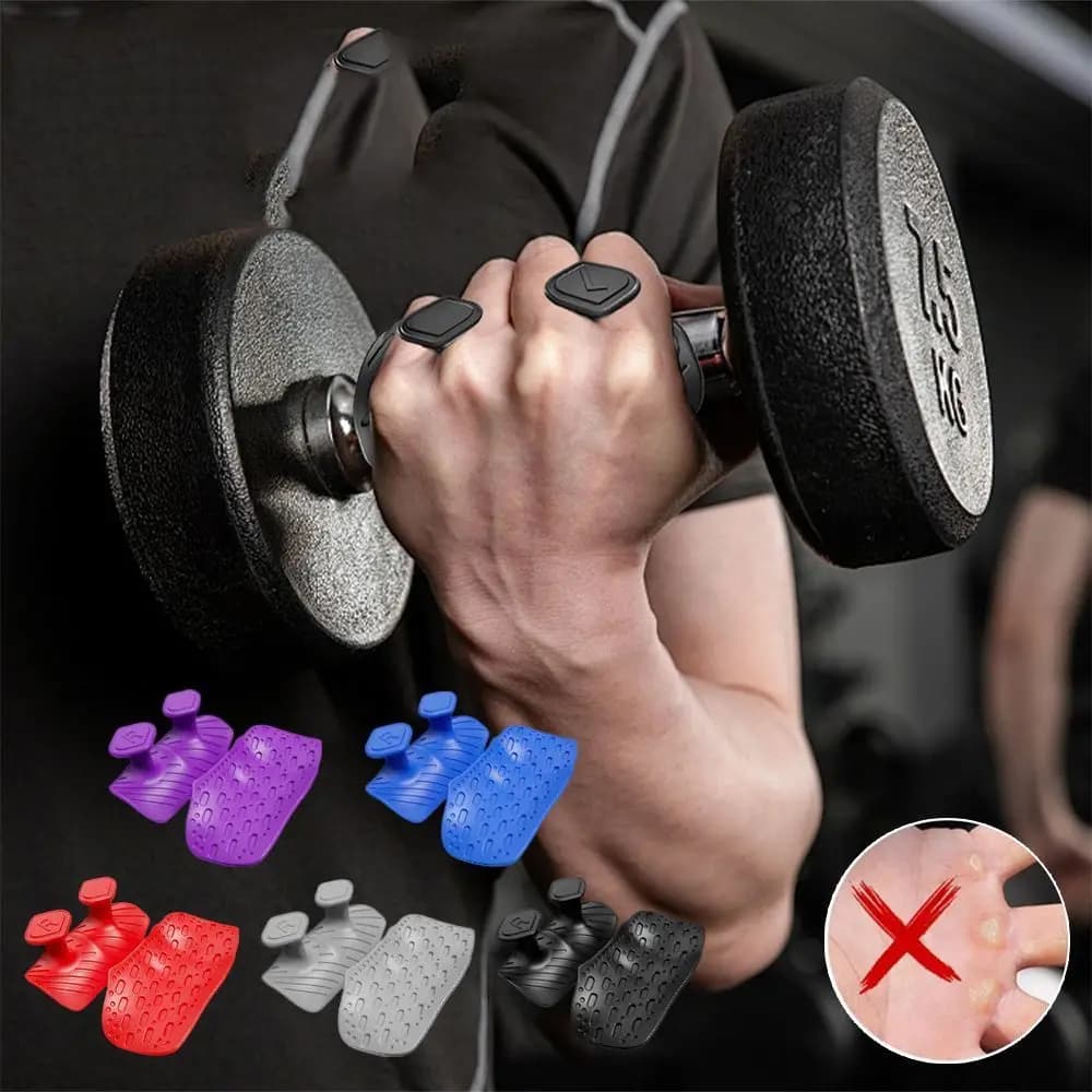 1 Paio di Guanti Ergonomici per Sollevamento Pesi, Anti-slip, Elastice, per Allenamento in Palestra, Anti- friction, con Impugnatura Morbida in Silicone per Deadlift