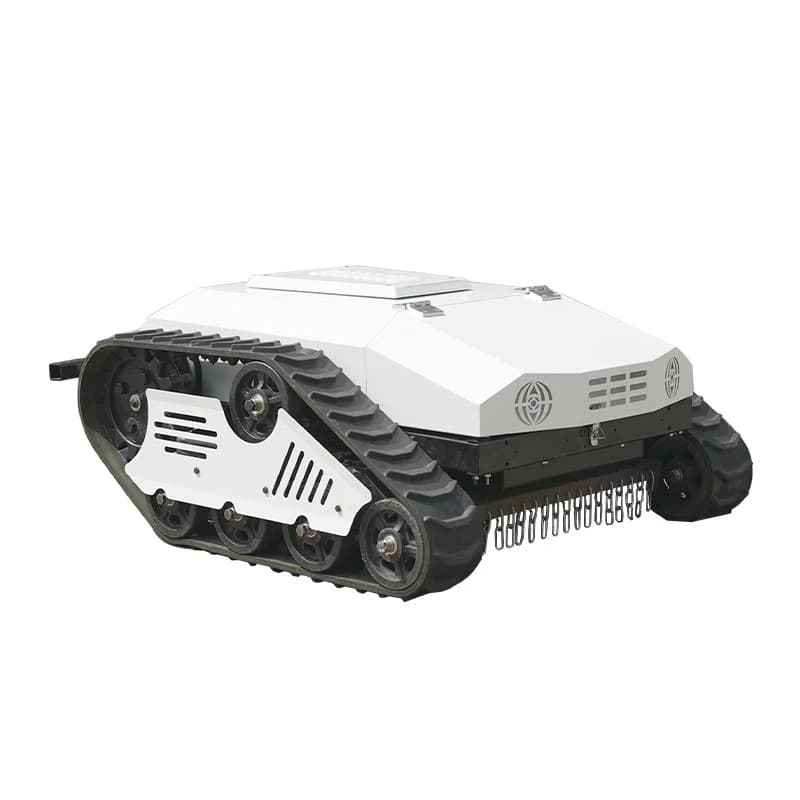 Robot Rasaerba Intelligente Controllato per Frutteti, Campi e Pendenze - Piccolo Rasaerba a Batteria agli Ioni di Litio