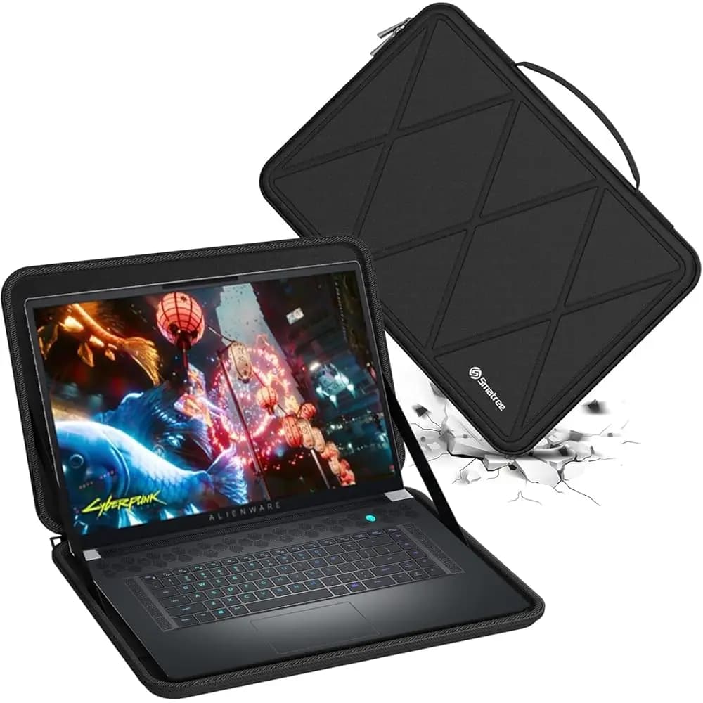 Spedizione gratuita Custodia protettiva rigida in EVA compatibile con il laptop da gioco Alienware 18 Area-51 AA18250 da 18 pollici, per Alienware m1