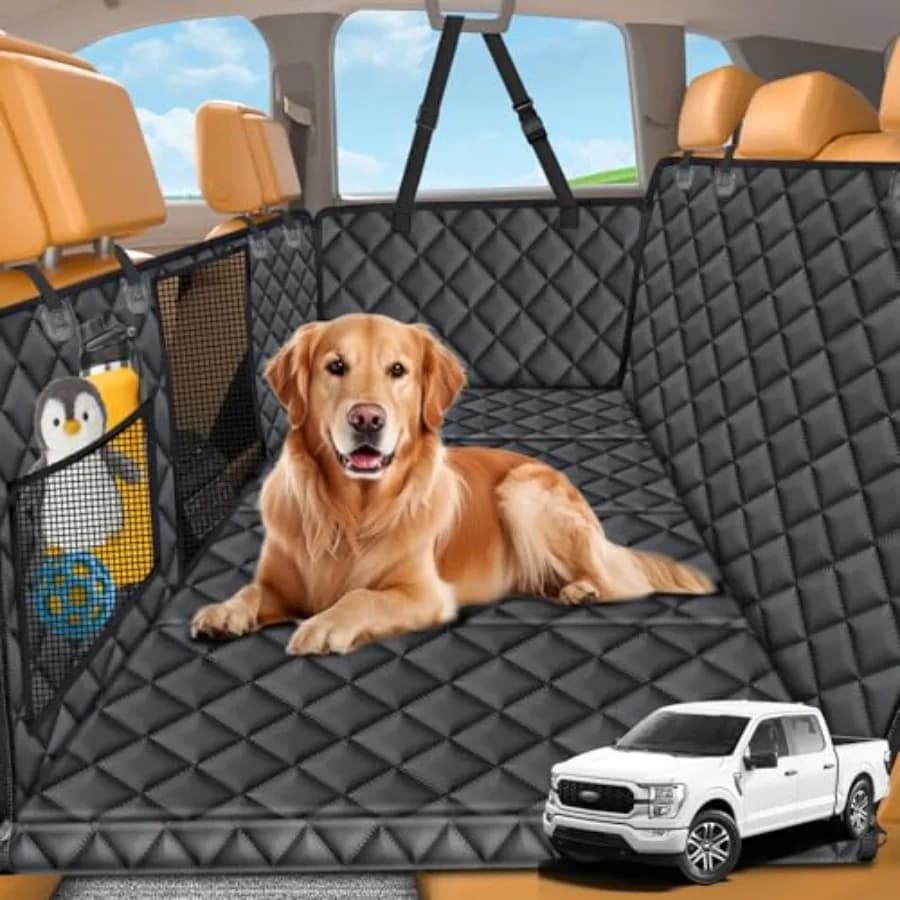Estensore per Sedile Posteriore XL per Cani, per Pickup a Cabina Doppia, Coprisedile Rigido per Cani, Supporta 180 kg, Impermeabile