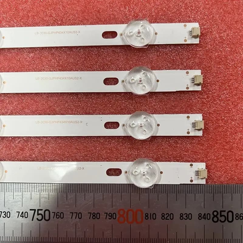 Striscia di retroilluminazione a LED 10LED per 43PUS6554 43PUS6504 43PUS7555 43PUS7505 43PUS6754 43PUS7304