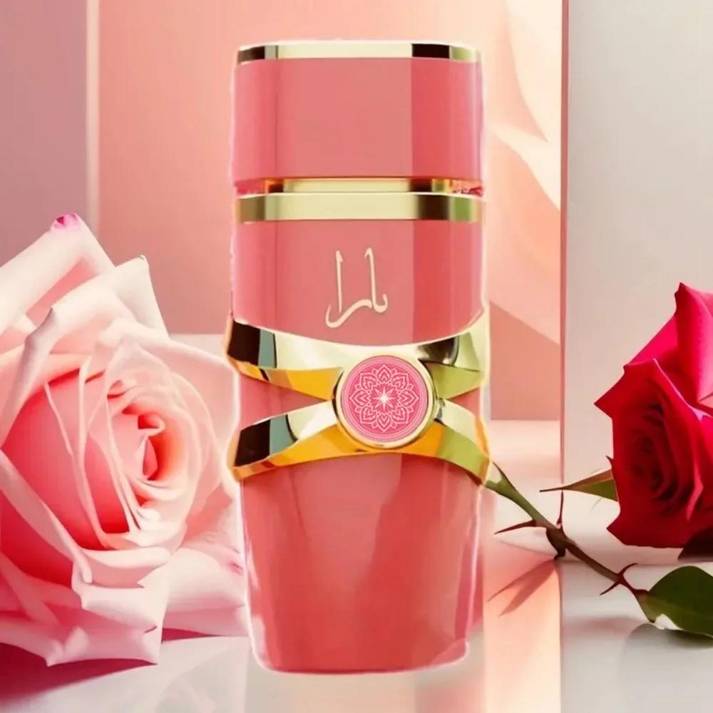 Yara & Asad Eau De Parfum Gift Set, 1Pc 100ml Unisex Arabian Oud Perfume Spray, Long Lasting Luxury Oriental Fragrance, Gift Box for Birthday Holiday Daily Dating Use