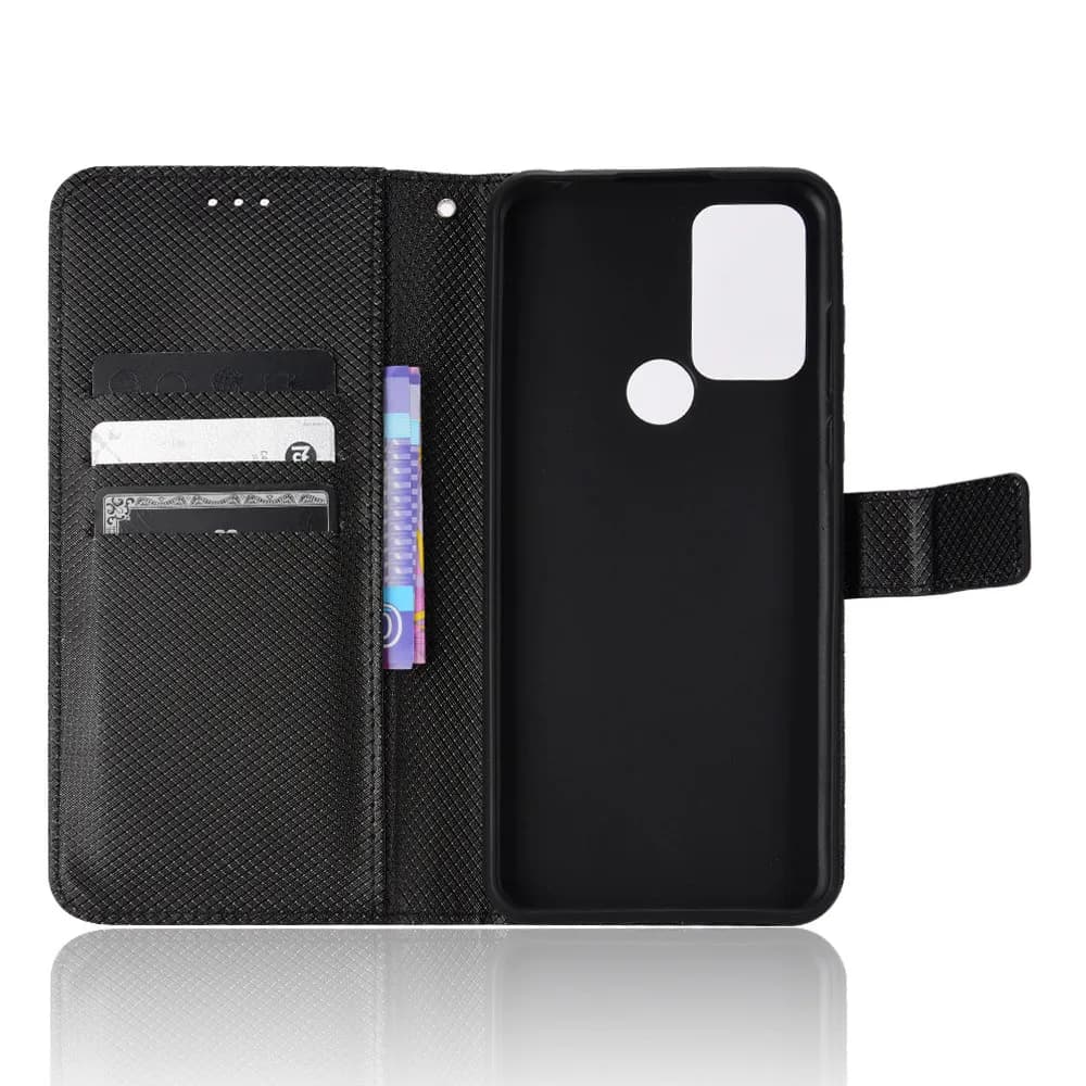 Per TCL 30 SE Custodia di lusso Flip Diamond Pattern Pelle PU Portafoglio in pelle Custodia per TCL 30SE TCL30SE Borsa per telefono