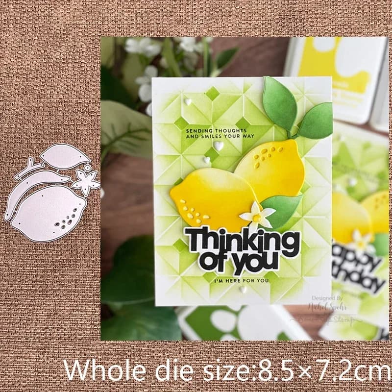 New Design Craft Stamp for Stencil Metal Fustelle Flowers Leaves Lemon Ice scrapbook Steaks Album Paper Paper Crafts