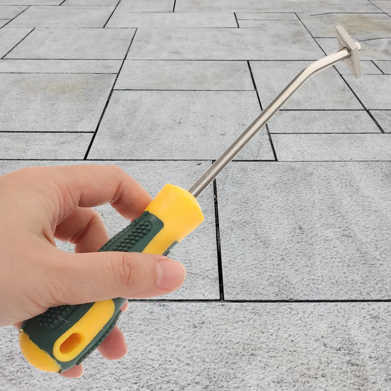 Set di 2 Utensili per Giunti Piastrelle, Rimuovi Sigillante, Raschietto per Stucco, Strumento per la Pulizia di Piastrelle con Crepe, Rimozione Stucco Bagno e Cucina