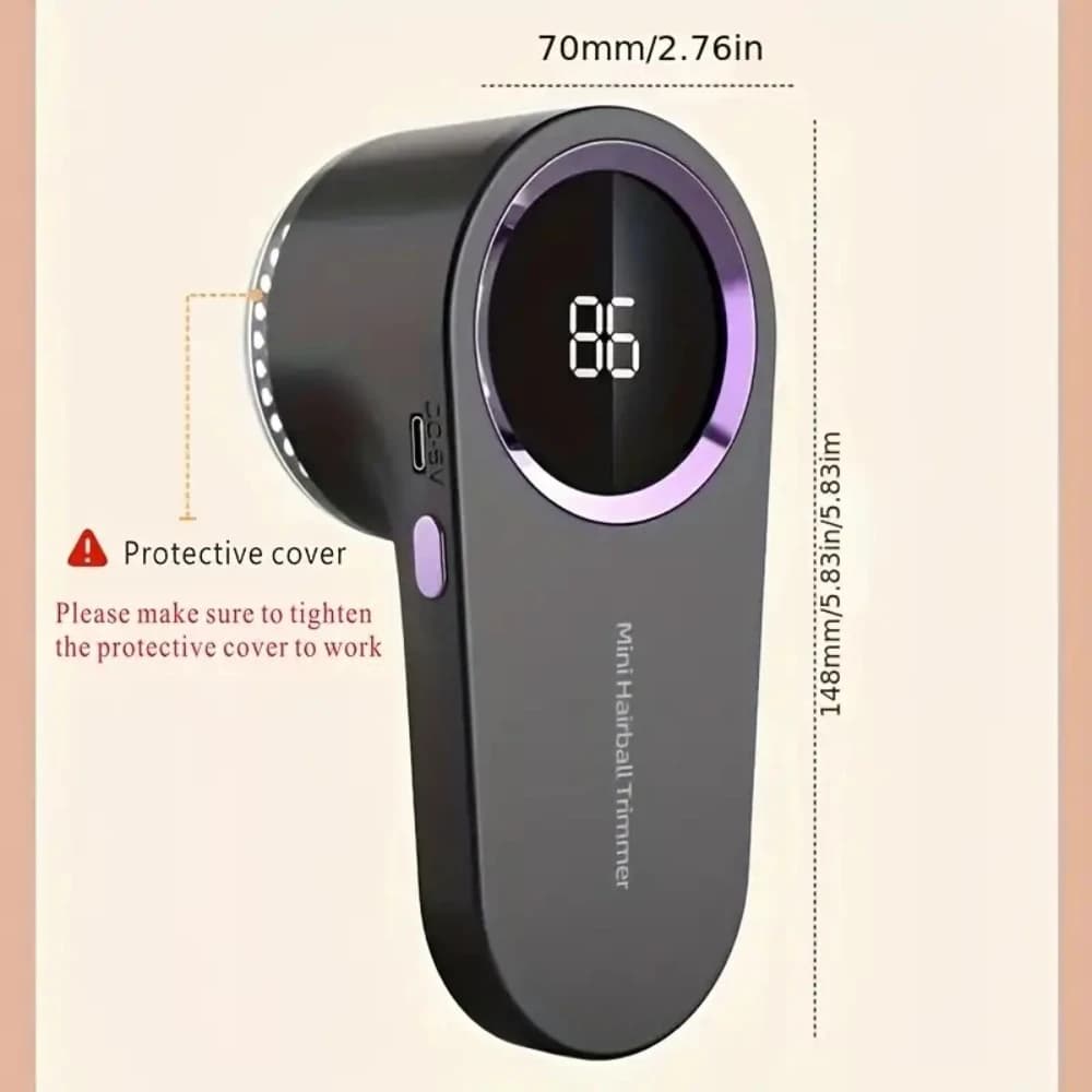 Rasoio elettrico e levapelucchi aggiornato - Rasoio per vestiti a 3 lame ricaricabile tramite USB per maglioni, coperte, divani, cuscini