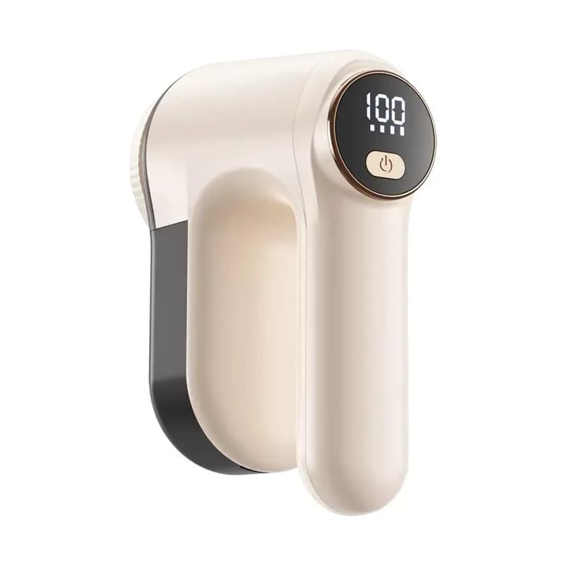 Levapelucchi Elettrico Portatile per Tessuti, Doppia Testa con 6 Lame, Schermo LED, Ricarica USB Wireless, per Maglioni e Indumenti