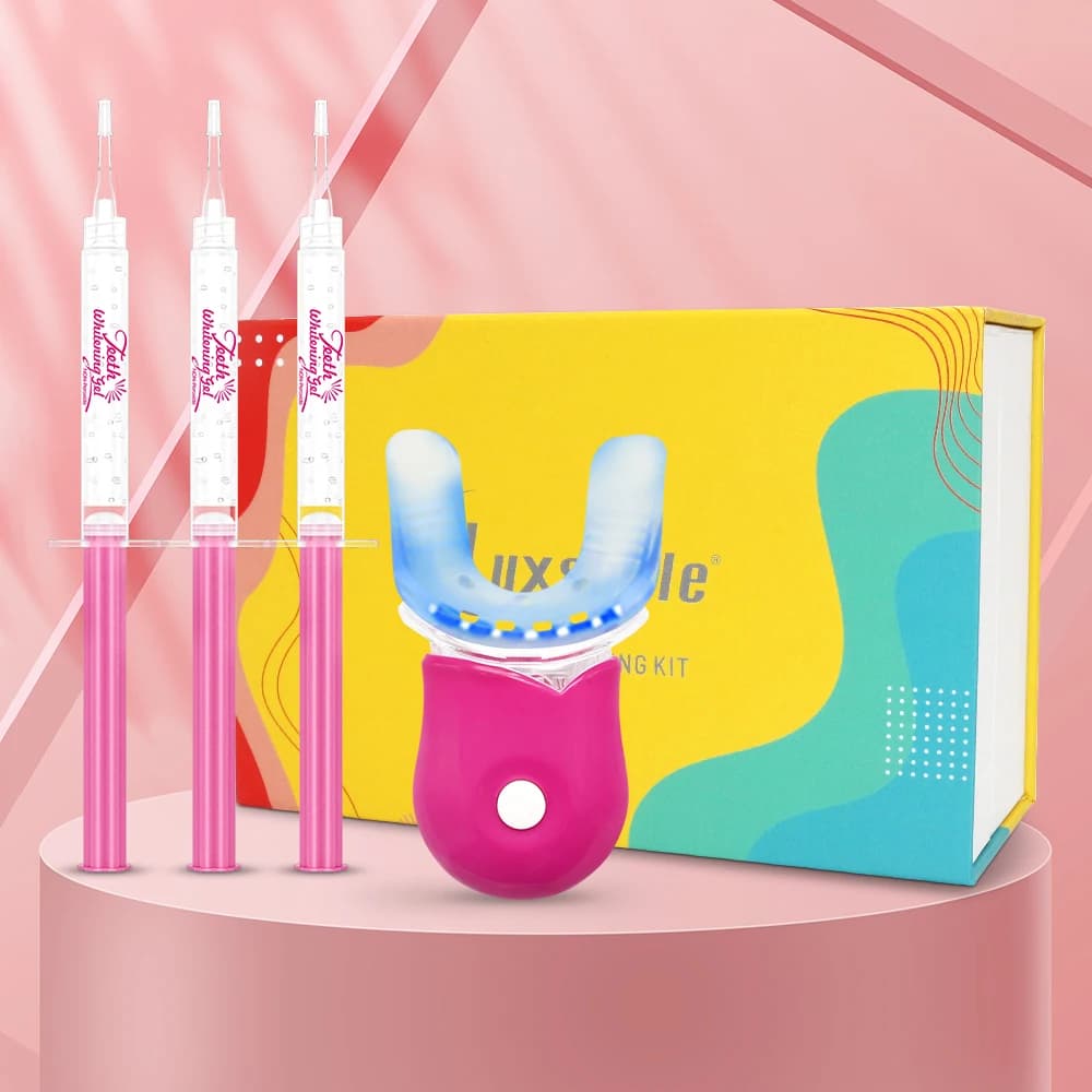 Teeth whitening kit with LED light whitening gel Dental bleach gel tooth whitening gel for oral hygiene for dental tray