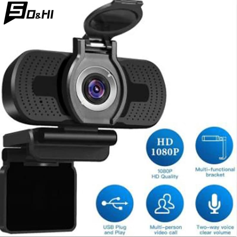 Copertura protettiva del cappuccio del cappuccio dell'obiettivo dell'otturatore della Privacy per la Webcam HD Pro C920 C922 C930e protegge gli accessori del guscio dell'obiettivo