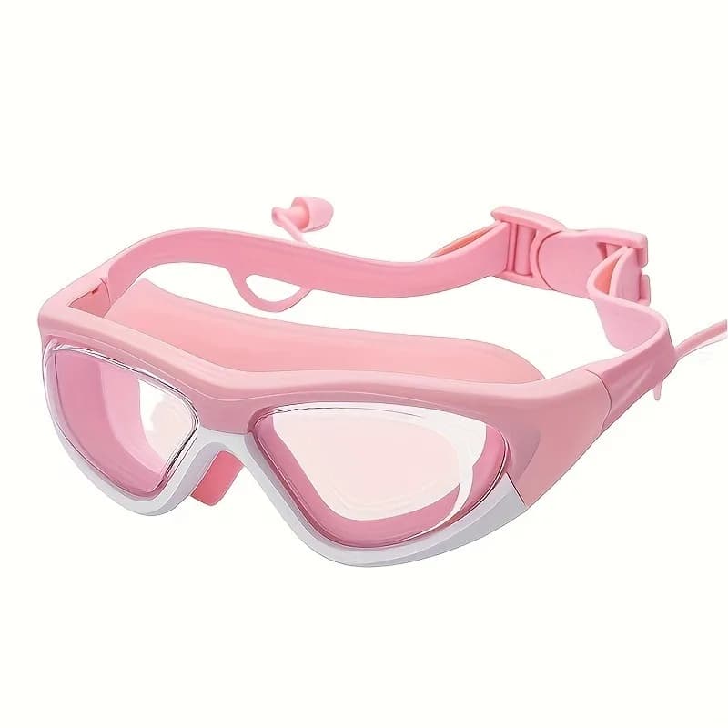 Baby Swimwear 3-12 Years, Design Improved with Ear Protection, Large Visual Anti-fog Without Water Loss
