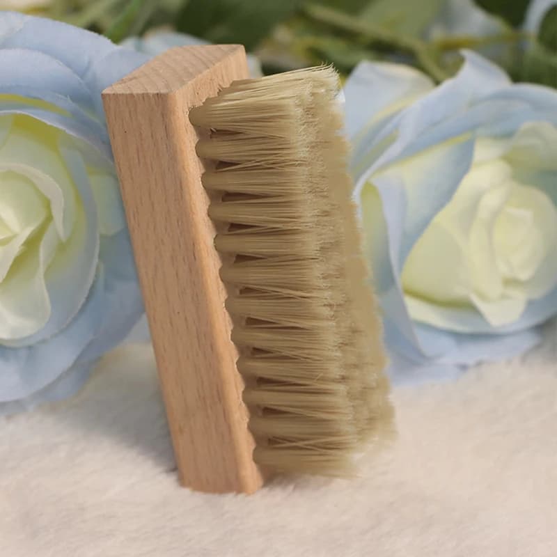 Spazzole per la pulizia delle scarpe resistenti e durevoli con manico in legno multiuso da 3 pezzi per la cucina domestica