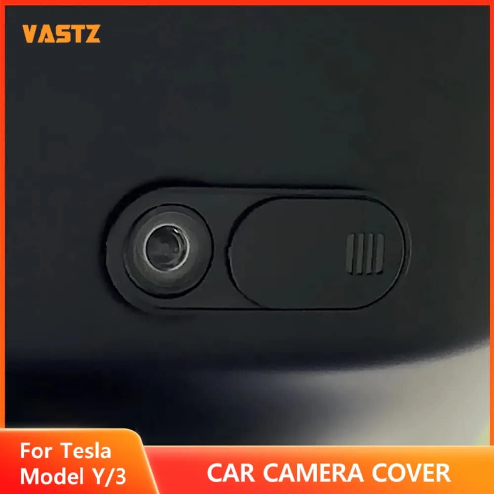 Car Camera Cover for Tesla Model Y 3 2024-2021 Webcam Slide Blocker Privacy Protection Compatible with Tablet PC Laptop 5 pieces