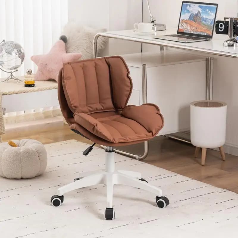 Sedia con schienale girevole sollevabile in pelle PU Sedentaria Comoda sedia da bar da gioco per computer di casa per camera da letto da ufficio di alta qualità