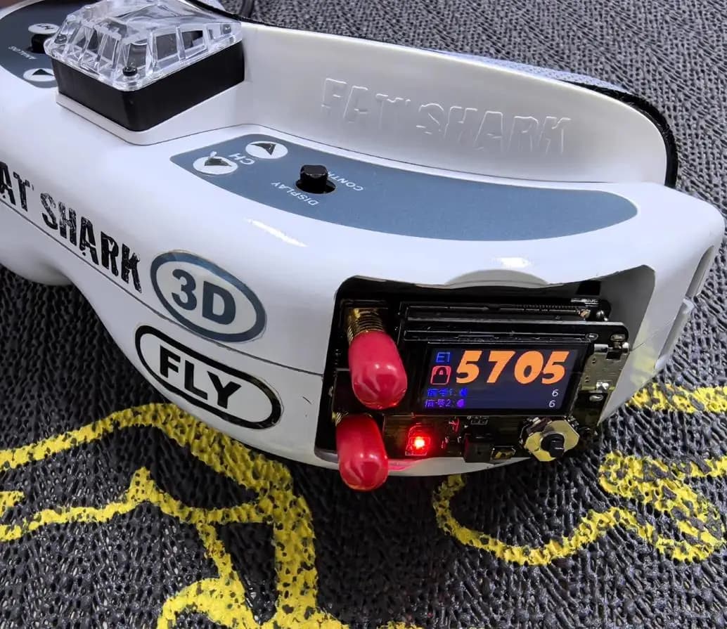 Modulo analogico trasmettitore ricevitore VTX VRX da 4,9 GHz 5,8 GHz 6,1 GHz 3 W compatibile con occhiali SKYZONE Fatshark DJI V1/V2 FPV Drone
