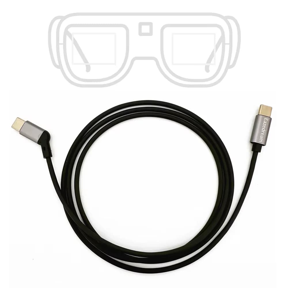 C-C AR USB-C charging data cables for Xreal One Pro Air2 Viture One Lite Rokid Max 2 Rayneo Air 3 2s Nreal Glass Type-C