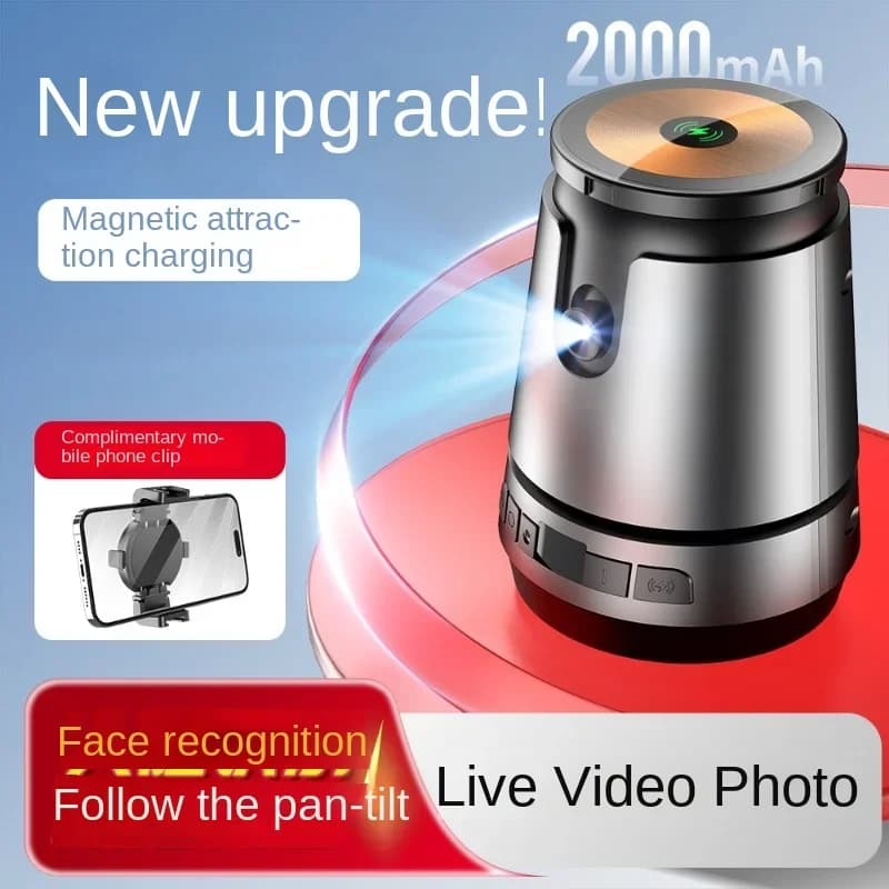 Q05 PTZ Telecamera di follow up completamente automatica Telecomando Mobile Live Streaming Stand Stabilizzatore AI Intelligent Face Mobile PTZ