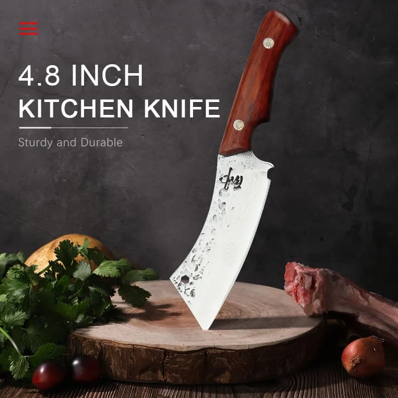 Coltello per disossare damasco coltello per tagliare la carne in acciaio inossidabile da cucina coltello per affettare lo Chef serbo utensili da cucina