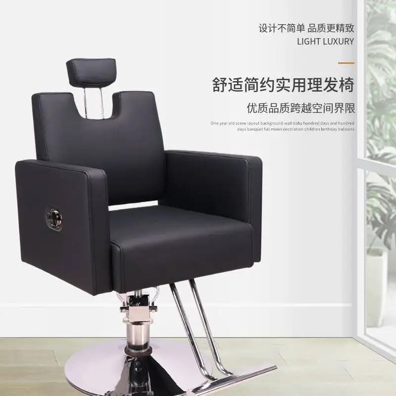 Poltrona da Barbiere Classica Moderna, Sedia Girevole di Lusso per Uomo, Poggiapiedi Professionale, Sillon De Barberia, Arredamento per Barbiere