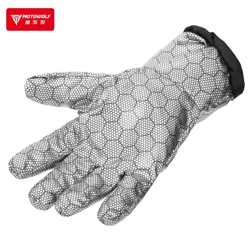 Guanti da moto unisex autunno inverno, impermeabili, antipioggia, antivento, caldi, accessori per motociclisti e piloti da corsa.