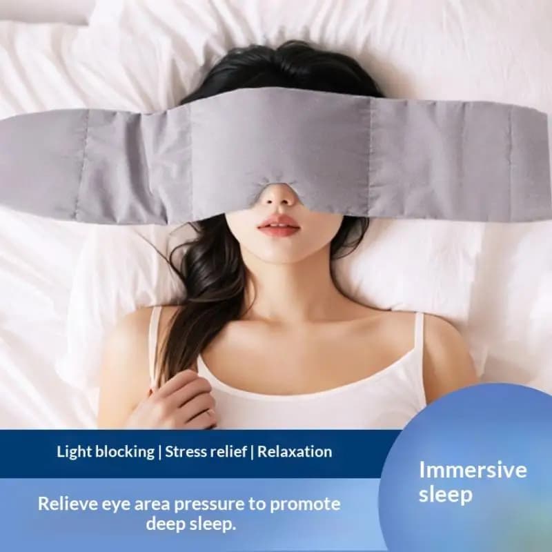1Pc Gravity Sleep Mask Weighted Eye Cover for Men Women Ideal for Meditation Relaxation
