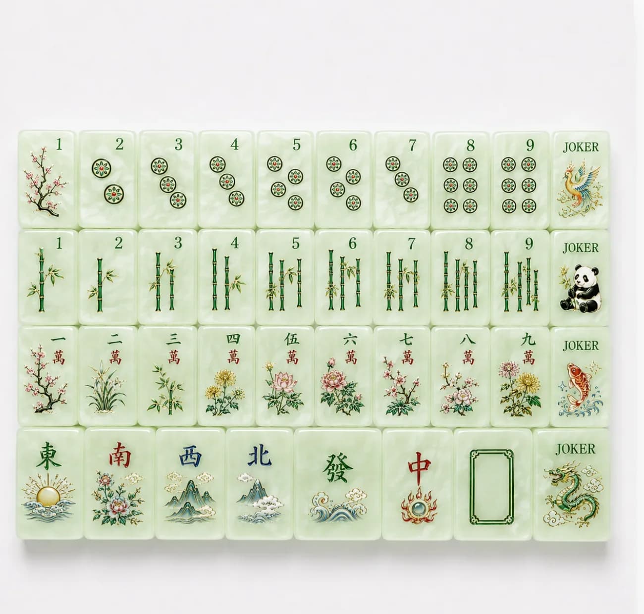 Tile American Mahjong Tile Mahjong Set American Mahjong Set Travel Set Christmas Tiles Tortoise Pearl Luxury