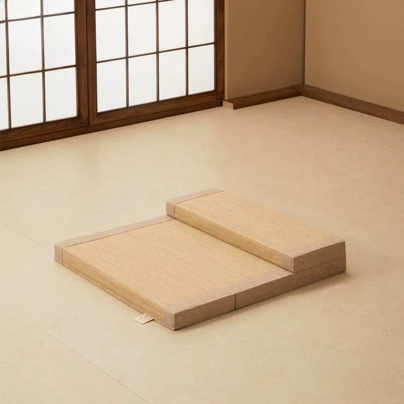 Foldable Breathable Meditation Mat, Thickened Zen & Yoga Floor Cushion, Skin-Friendly Heat Insulation Sitting Pad Use