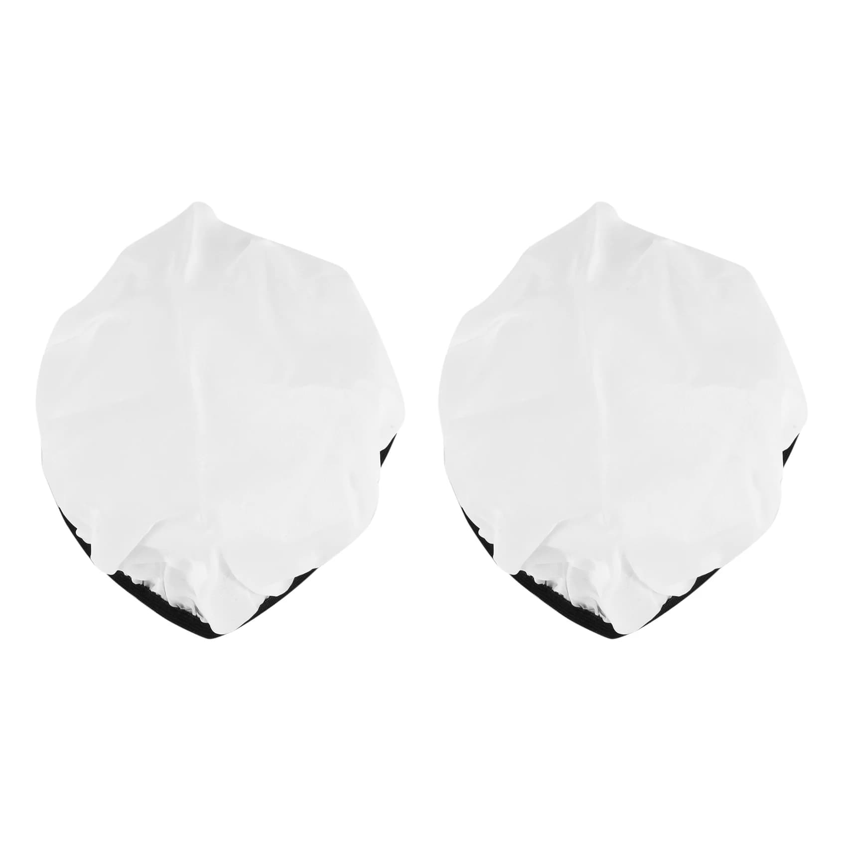 2X Diffusore fotografico in tessuto bianco morbido per riflettore stroboscopico standard da studio da 7 pollici 180 mm-Y41A