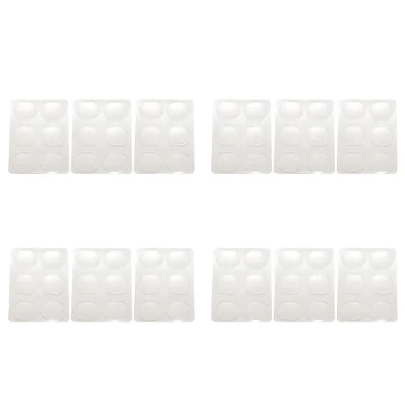 ABVH-72 Pieces Drum Damper Gel Pads Silicone Drums For Drums Tone Control-Clear
