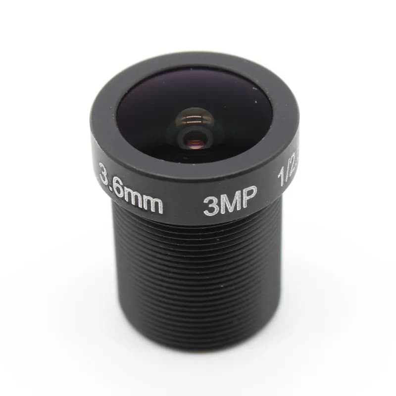 Obiettivo grandangolare per scheda CCTV IR HD 3MP 3,6 mm 128 gradi 3.0MP M12 * 0,5 per telecamera IP di sicurezza