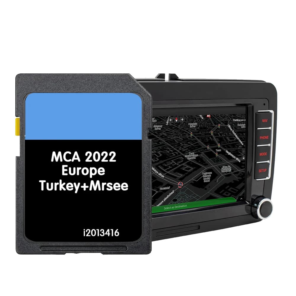 Mappa Europa per Navigatore SD Card MCA 2022 per Ford S-Max dal 2010 al 2015 - Accessori Auto