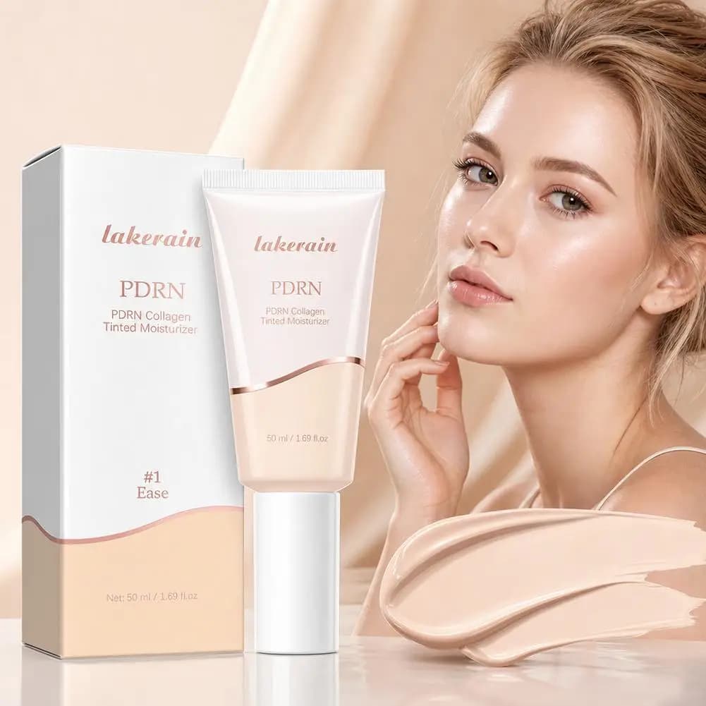 PDRN Collagen Tinted Moisturizer All-day Fresh Makeup Deep Nourishes Even Complexion Silky Smooth Texture Moisturizer