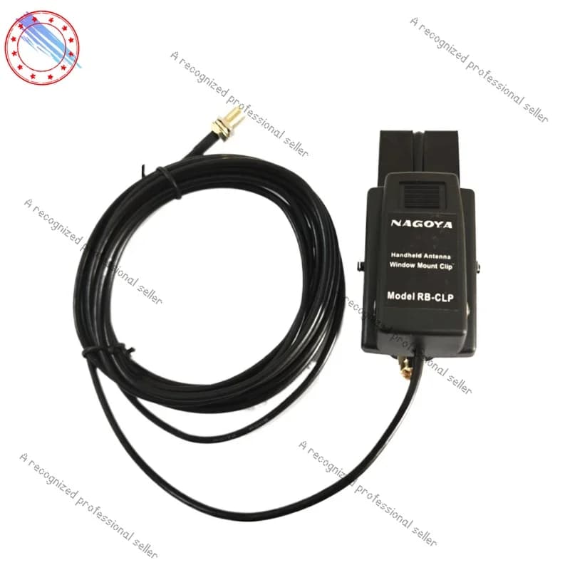 Antenna walkie-talkie Antenna radio Installazione palo Finestra Clip Bordo RG-174 Tre metri RB-CLP Testa femmina