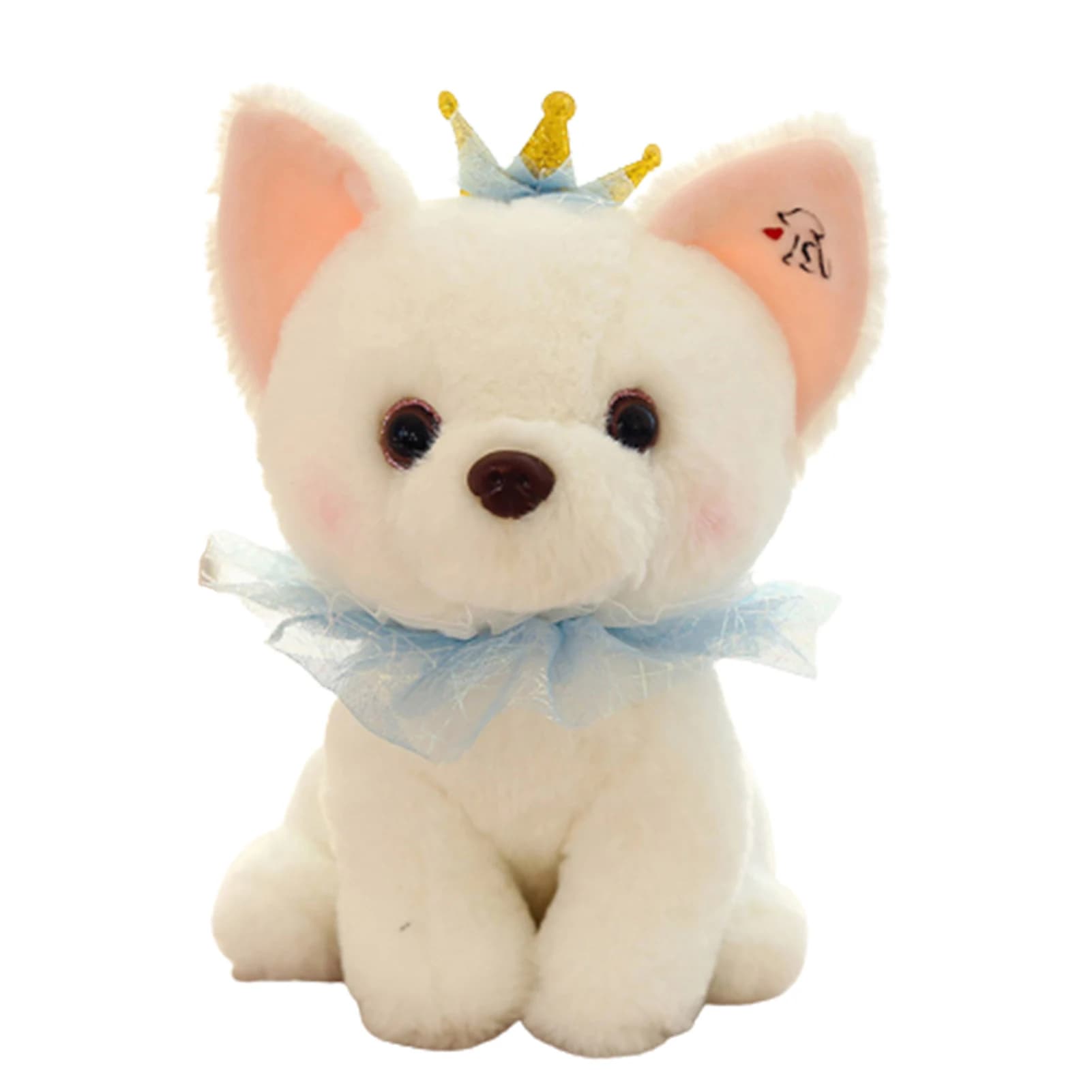 Adorabile bambola di peluche a forma di cane morbido peluche per bambini che abbraccia il cuscino regalo 23/33 cm