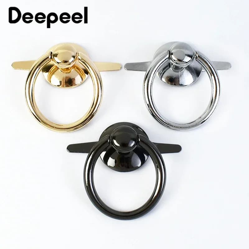2/4 pz Deepeel 25mm fibbie in metallo borse Clip laterale fibbia O anello borsa gancio gancio fai da te bagagli Decor chiusura accessori per cucire