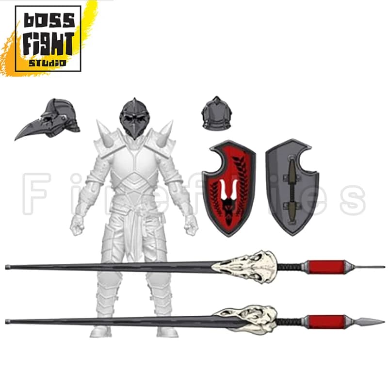 1/18 Boss Fight Studio 3,75 pollici BFS Action Figure Vitruviano HACKS Knight of Asperity Joust Kit Collezione Anime Modello Giocattolo