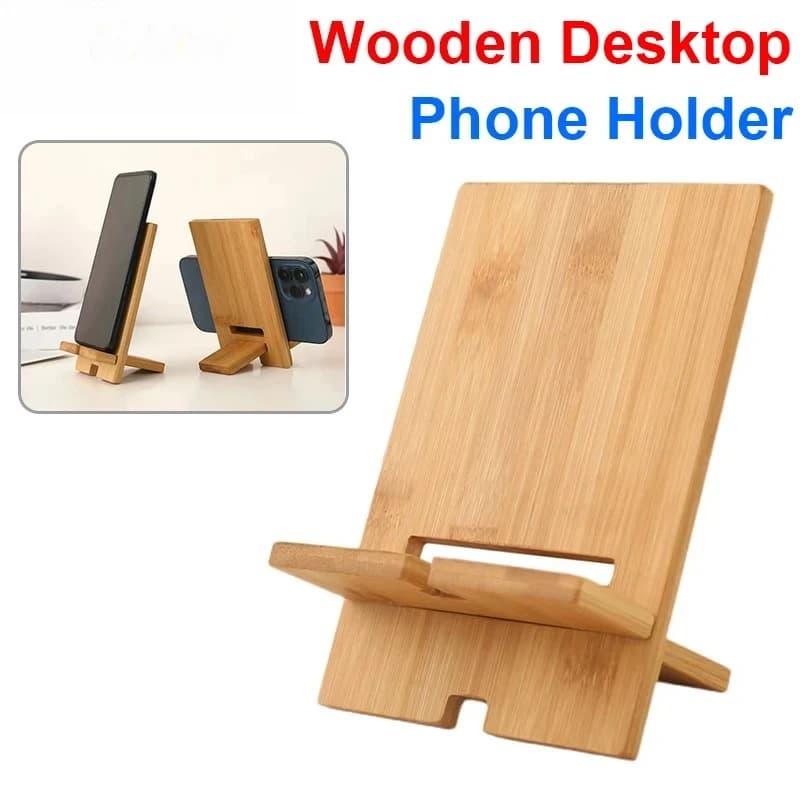 Supporto per telefono in legno di alta gamma per uso domestico, supporto da scrivania, supporto per la ricarica, supporto portatile per telefono, supporto per tablet