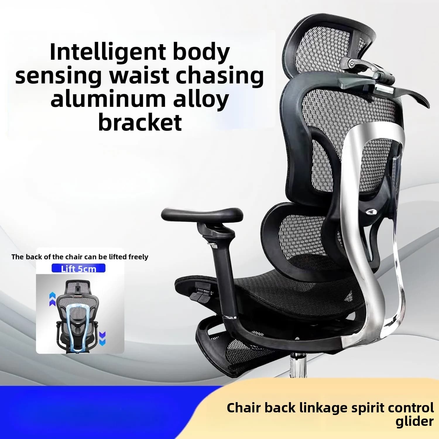 Sedia da ufficio da gioco Sedia da computer dal design ergonomico ad altezza regolabile con poggiapiedi per seduta lunga