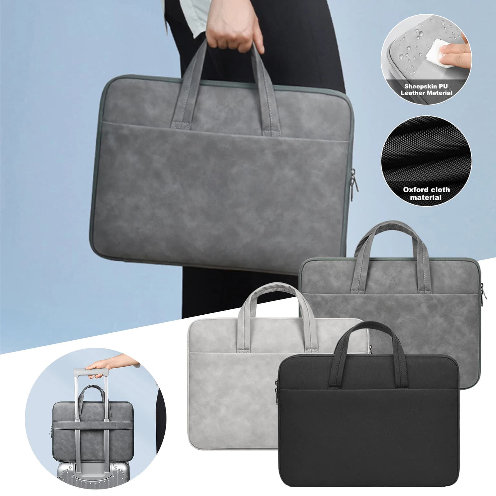 Custodia impermeabile per laptop Custodia per trasporto Custodia per MacBook Lenovo Dell HP 13" 15" 16"