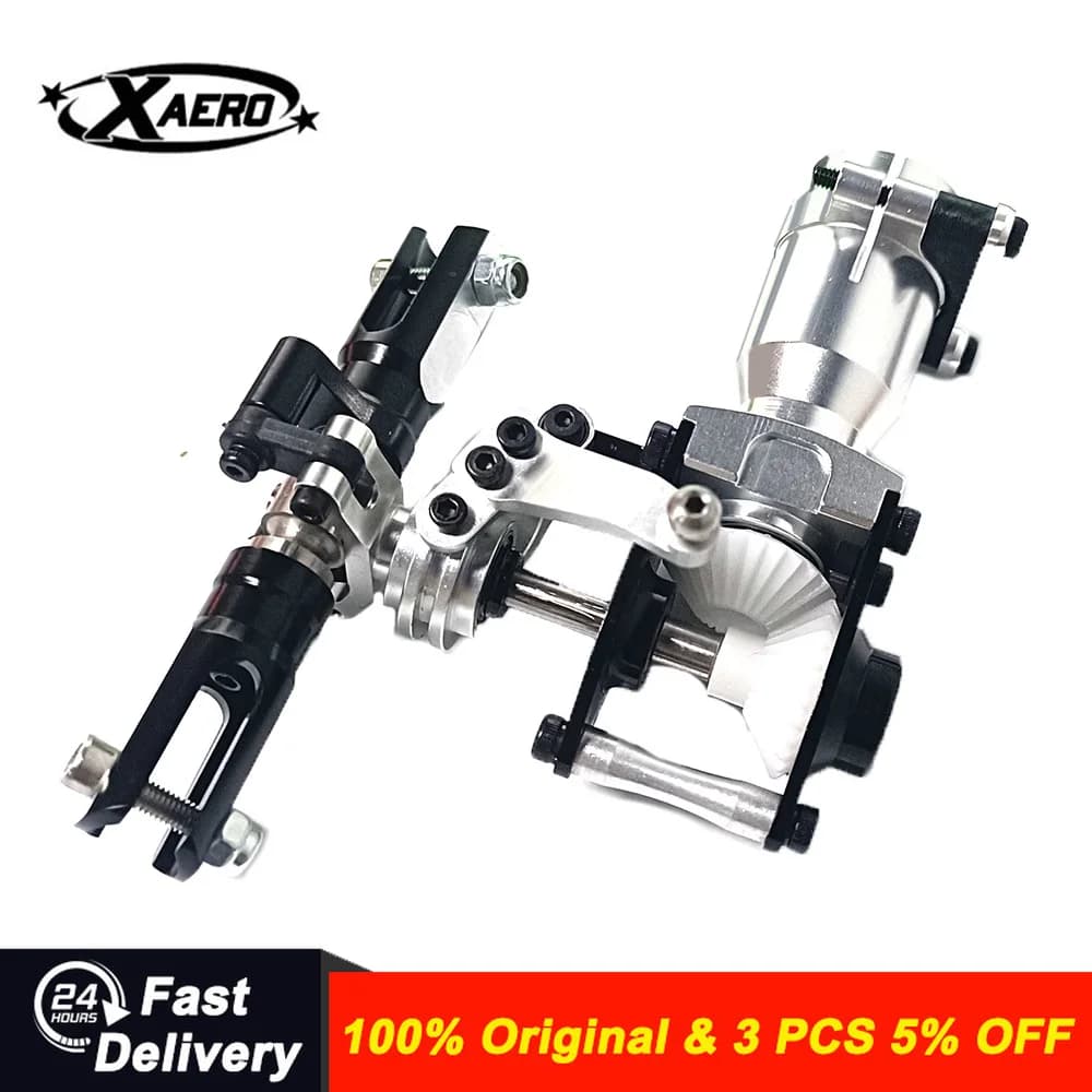 XAERO 500 Coda in metallo Doppia cinghia di spinta Gruppo coda di trasmissione Cambio coda completo per elicottero ALIGN T-REX 500 RC