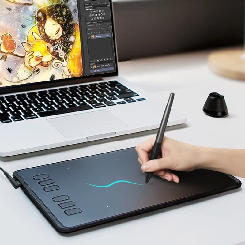 Huion Tavoletta grafica da disegno elettronica con penna digitale per artisti di animazione di design
