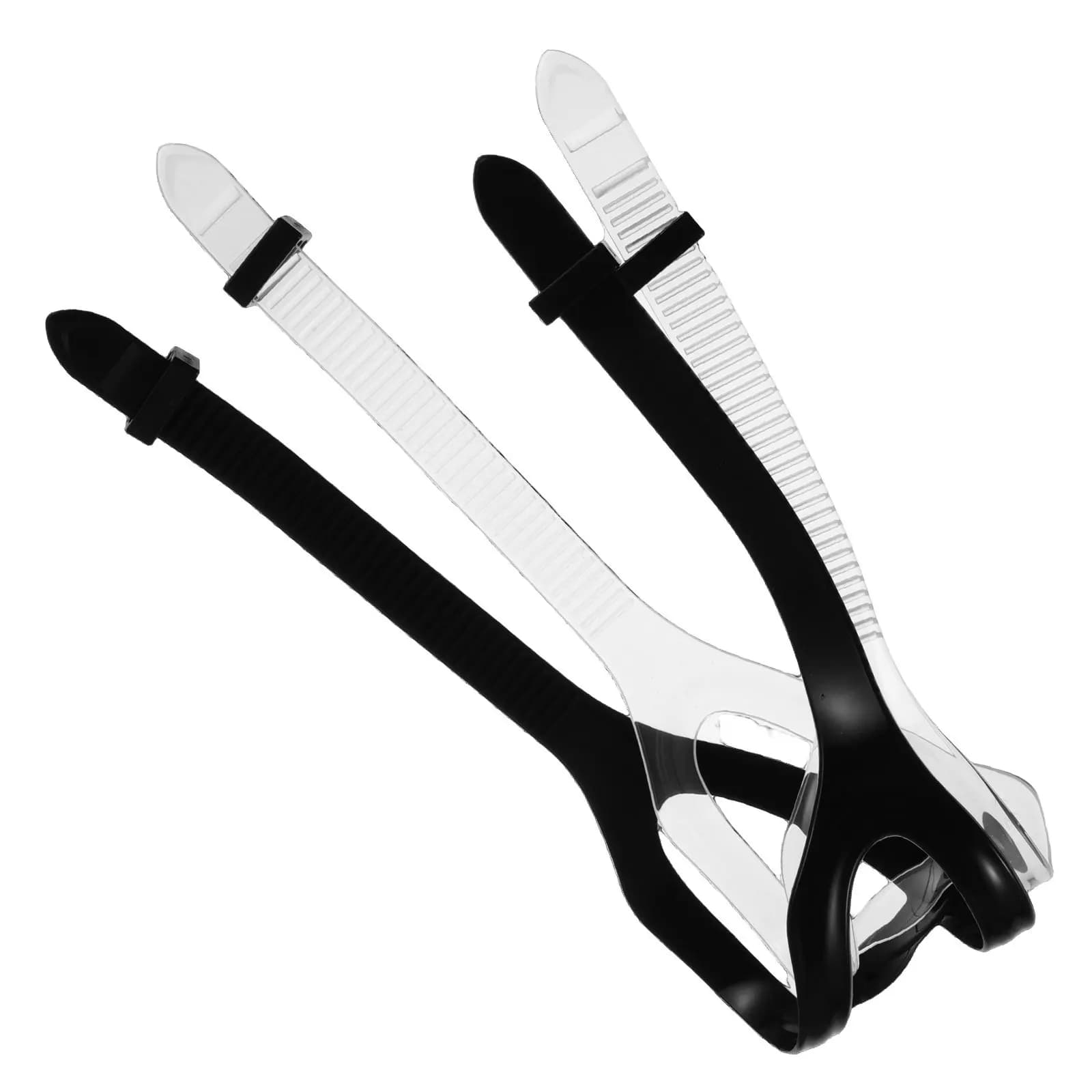 2PCS Silicone Dive Mask Strap Replacement Comfortable Snorkel Mask Band Universal for Scuba Diving Gear Easy to Adjust Replace