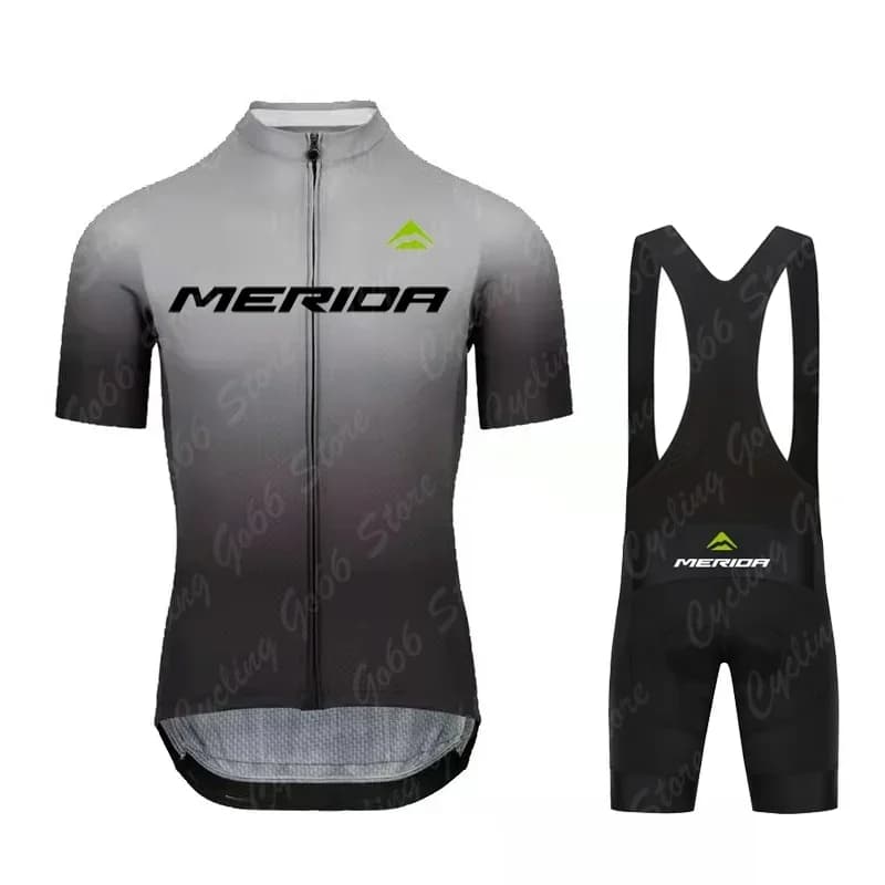 Cycling jersey Merida Team 2025 Set Maillot Cycling clothing Road bike shirt Mountain bike pants with MTB Ropa straps