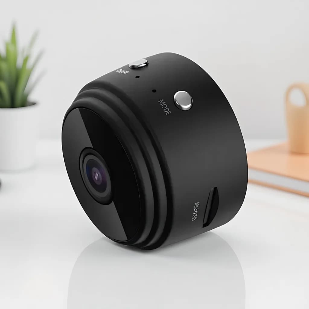 Mini telecamera IP A9 1080P – Telecamera di sicurezza domestica intelligente wireless con visione notturna e base magnetica