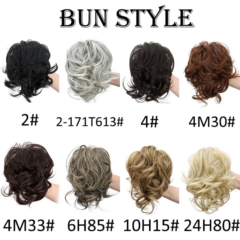 WIGSIN Estensione per capelli sintetica elegante e versatile con clip a coda di cavallo riccia, regolabile, facile da indossare per ogni occasione