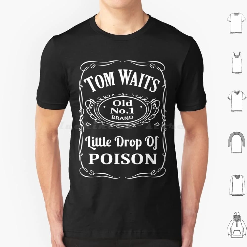 Tom Waits T Shirt Cotone Uomo Donna Stampa fai da te Winona Ryder Tom Waits Cinema Musica Cultura pop Cultura